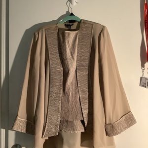 Dana Kay 3 piece set - Mother of the Bride, Color - Tann Stunning.  Size 14W